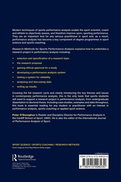 Produktbild: Research Methods for Sports Performance Analysis