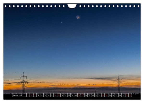 Produktbild: Faszination Mond - der etwas andere Mondkalender (Wandkalender 2027 DIN A4 quer), CALVENDO Monatskalender