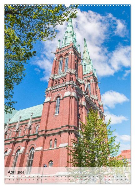 Produktbild: Helsinki - Sehensw&uuml;rdigkeiten (hochwertiger Premium Wandkalender 2026 DIN A2 hoch), Kunstdruck in Hochglanz