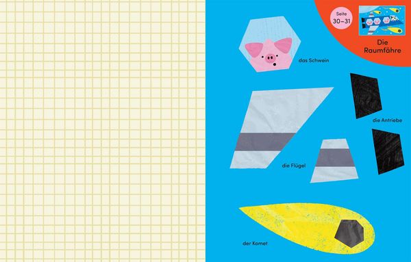 Produktbild: Kleine Kreativ-Werkstatt: Schere, Kleber, los! Bunte Raketen und Raumfahrzeuge fertig basteln