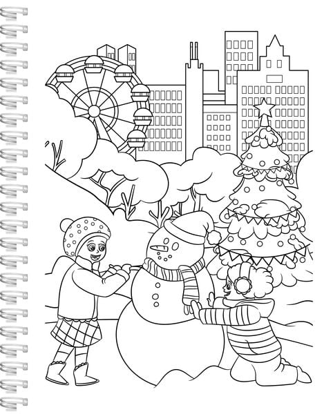 Produktbild: Weihnachts-Malbuch f&uuml;r Kinder