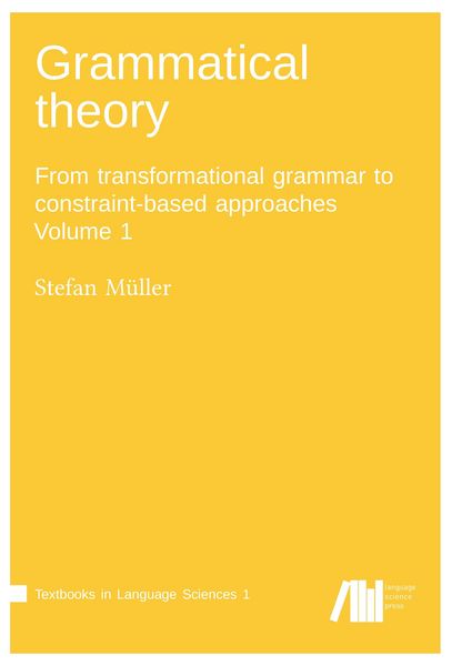 Produktbild: Grammatical theory Vol. 1