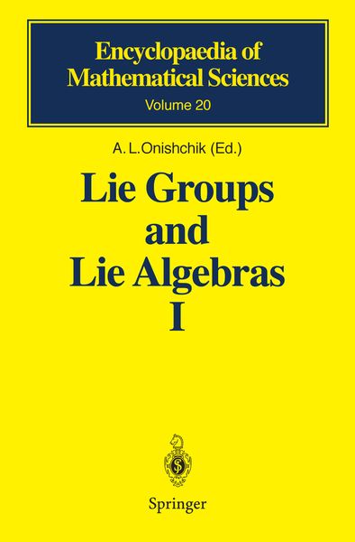 Produktbild: Lie Groups and Lie Algebras I