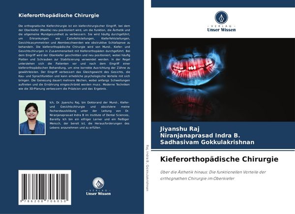 Kieferorthopädische Chirurgie, Taschenbuch von Jiyanshu Raj , Niranjanaprasad Indra B. , Sadhasivam Gokkulakrishnan, Verlag Unser Wissen,