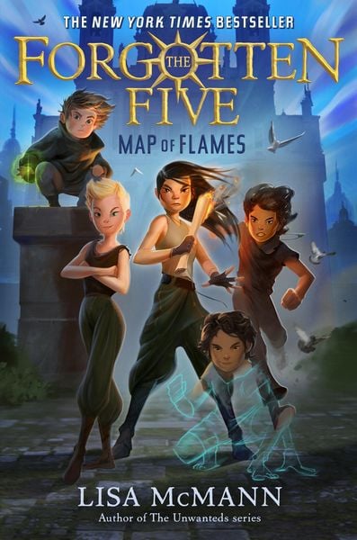 Produktbild: Map of Flames (the Forgotten Five, Book 1)