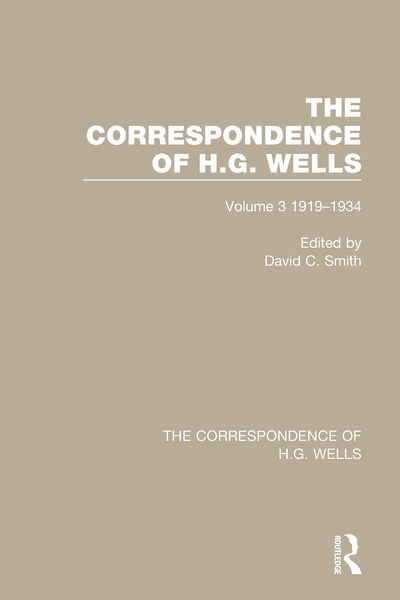 Produktbild: The Correspondence of H.G. Wells