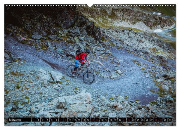 Produktbild: Downhill Action (Wandkalender 2026 DIN A2 quer), CALVENDO Monatskalender