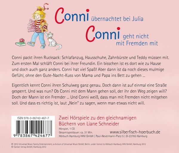 Produktbild: Conni &uuml;bernachtet bei Julia / Conni geht nicht mit Fremden mit