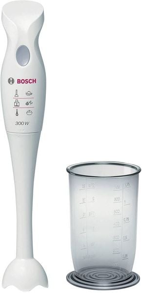 Bosch Haushalt MSM6B150 Stabmixer 300W mit Mixbecher Weiß