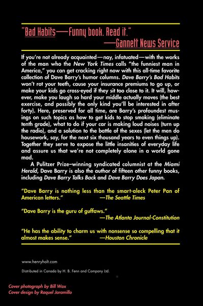 Produktbild: Dave Barry's Bad Habits
