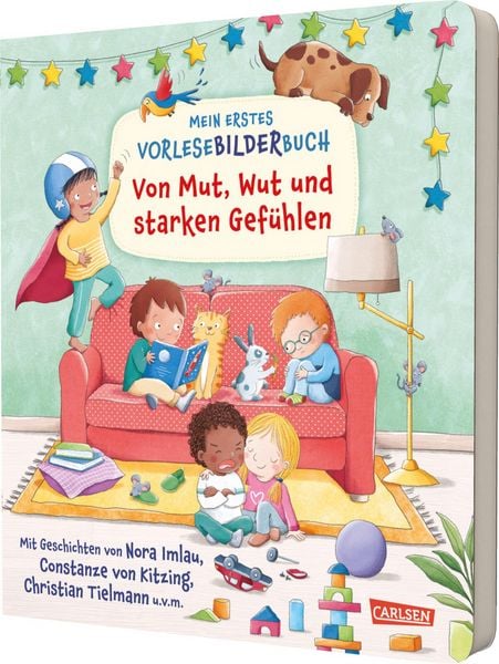 Mein erstes Vorlese-Bilder-Buch: Von Mut, Wut und starken Gefühlen, Gebundene Ausgabe von Enni Bollin,Olaolu Fajembola,Maya Geis,Nora Imlau,Constanze
