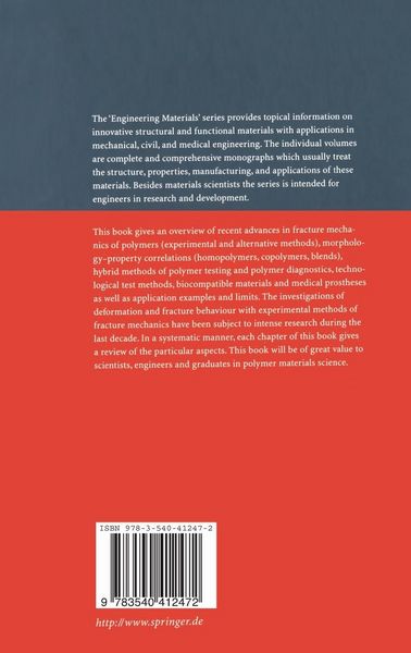 Produktbild: Deformation and Fracture Behaviour of Polymers