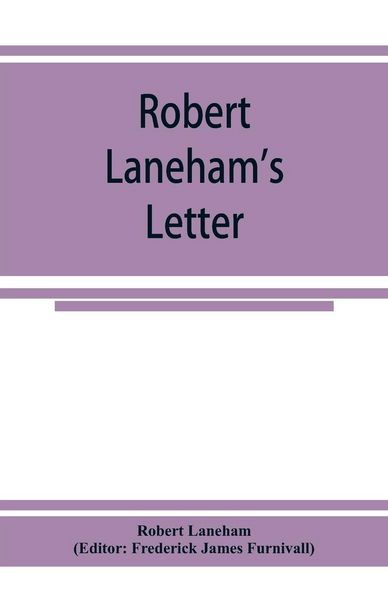 Produktbild: Robert Laneham's letter