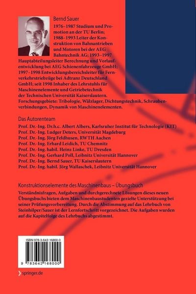 Produktbild: Konstruktionselemente des Maschinenbaus - &Uuml;bungsbuch