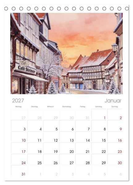 Produktbild: Bezaubernde St&auml;dte in Sachsen-Anhalt (Tischkalender 2027 DIN A5 hoch), CALVENDO Monatskalender