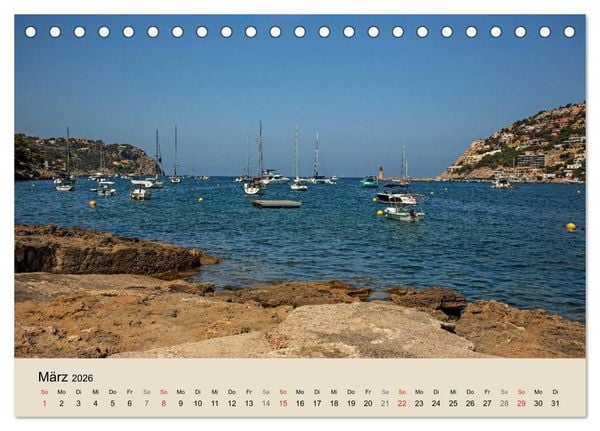 Produktbild: Mallorca - Traumhafte Balearen Insel (Tischkalender 2026 DIN A5 quer), CALVENDO Monatskalender