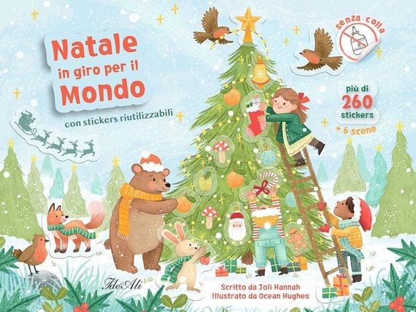 Produktbild: Natale in giro per il mondo. Con adesivi