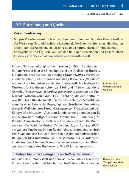 Charakterisierung Sultan Saladin Nathan Und Seine Kinder Nathan und seine Kinder - Textanalyse und Interpretation - Gymnasium