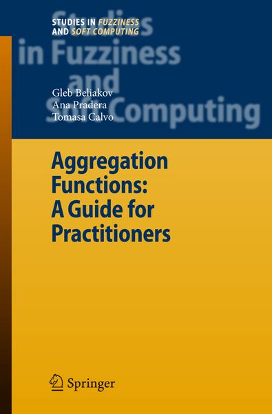 Produktbild: Aggregation Functions: A Guide for Practitioners