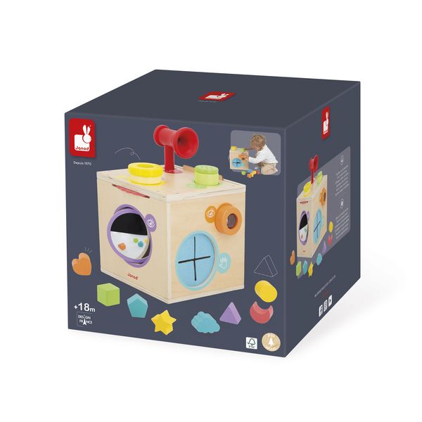 Produktbild: Sinnesbox ab 18 Monaten mit Megafon, Kr&auml;utern & Kaleidoskop
