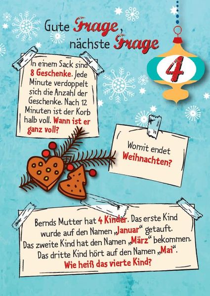 Produktbild: R&auml;tseladventskalender to go