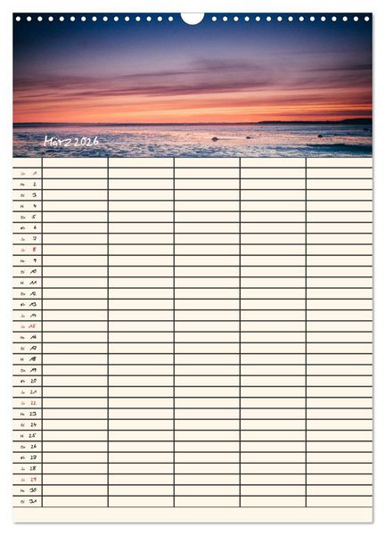 Produktbild: Noch mehr F&ouml;hrweh Familienplaner (Wandkalender 2026 DIN A3 hoch), CALVENDO Monatskalender