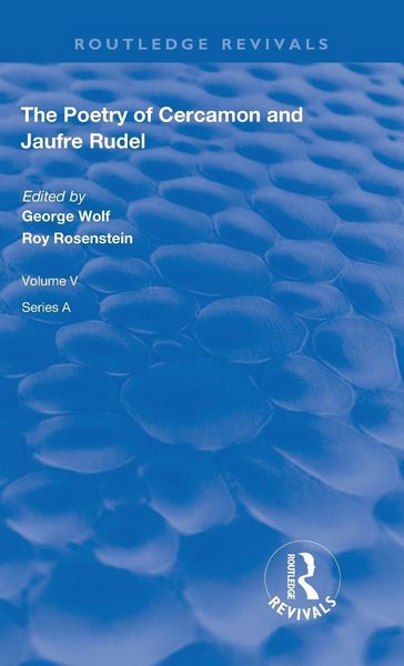 Produktbild: The Poetry of Cercamon and Jaufre Rudel