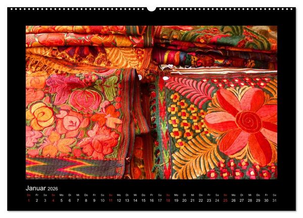 Produktbild: Farbenfrohes Guatemala (Wandkalender 2026 DIN A2 quer), CALVENDO Monatskalender