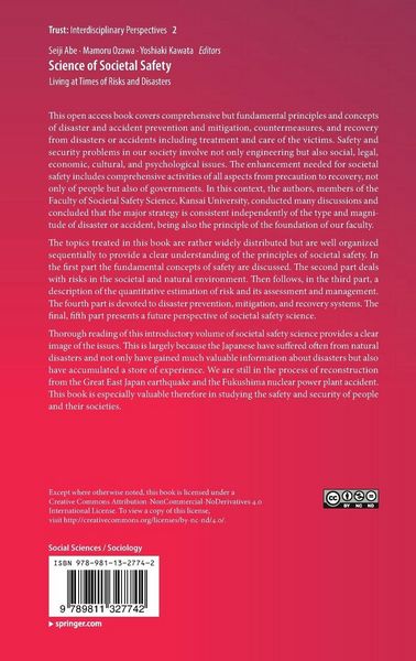 Produktbild: Science of Societal Safety