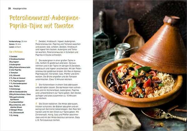 Produktbild: Die besten Rezepte Tajine vegetarisch