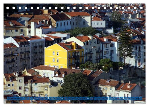 Produktbild: BlickPunkt Lissabon (Tischkalender 2026 DIN A5 quer), CALVENDO Monatskalender
