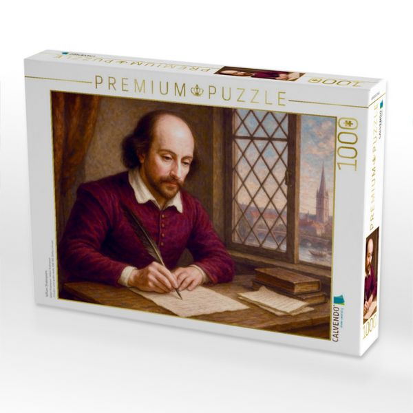 Produktbild: CALVENDO Puzzle William Shakespeare | 1000 Teile Lege-Gr&ouml;&szlig;e 64x48cm Foto-Puzzle f&uuml;r gl&uuml;ckliche Stunden