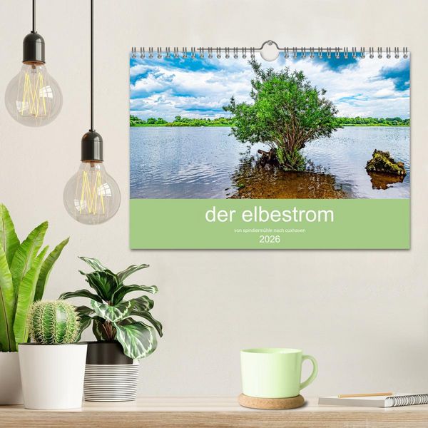 Produktbild: der elbestrom (Wandkalender 2026 DIN A4 quer), CALVENDO Monatskalender