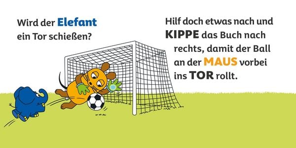 Produktbild: Die Sendung mit der Maus - Sch&uuml;tteln, pusten, lachen - Mein Mitmachbuch