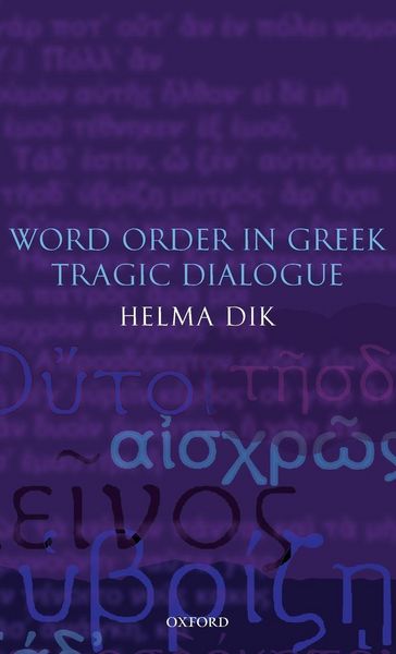 Produktbild: Word Order in Greek Tragic Dialogue