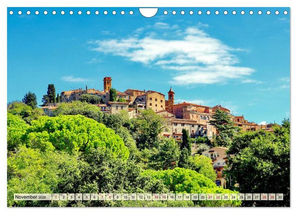 Produktbild: Toskana - Etruskische K&uuml;ste (Wandkalender 2026 DIN A4 quer), CALVENDO Monatskalender