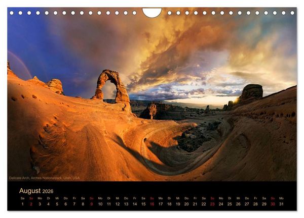 Produktbild: USA Der S&uuml;dwesten - Einzigartige Monumente (Wandkalender 2026 DIN A4 quer), CALVENDO Monatskalender