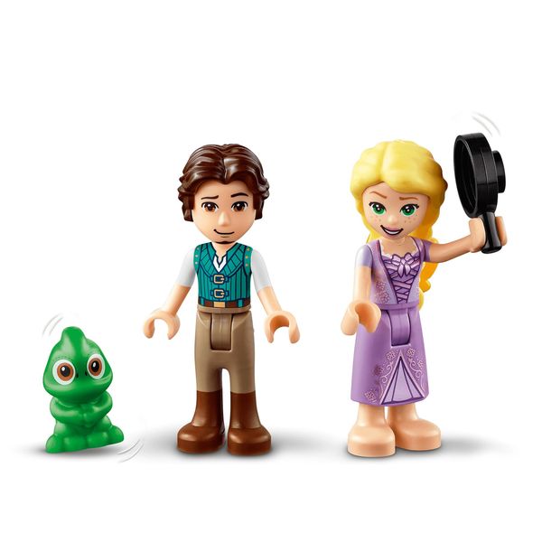 LEGO Disney Princess 43187 Rapunzels Turm, kreatives Set mit Mini-Puppen