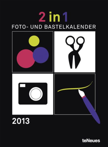 Produktbild: Foto- und Bastelkalender, 2 in 1 (30 x 22 cm) 2013