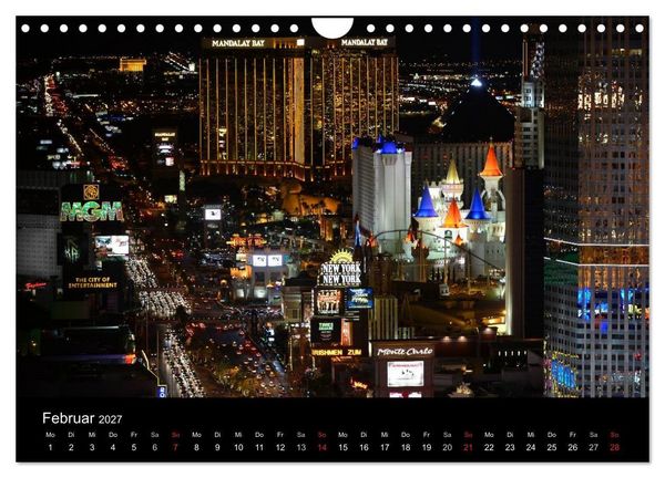 Produktbild: Las Vegas (Wandkalender 2027 DIN A4 quer), CALVENDO Monatskalender