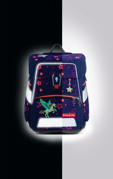 Produktbild: STEP BY STEP&reg; Schulrucksack-Set Space Shine 5teilig Special Edition, Pegasus Night Nuala