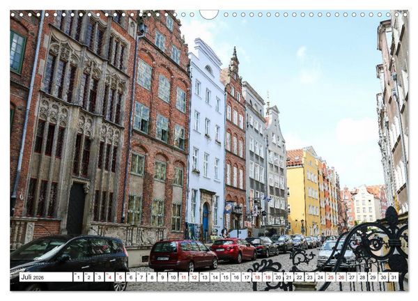 Produktbild: Danzig - Gdansk (Wandkalender 2026 DIN A3 quer), CALVENDO Monatskalender