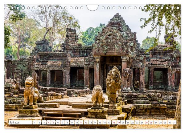 Produktbild: Siem Reap Stadt der Tempel Kambodscha (Wandkalender 2026 DIN A4 quer), CALVENDO Monatskalender