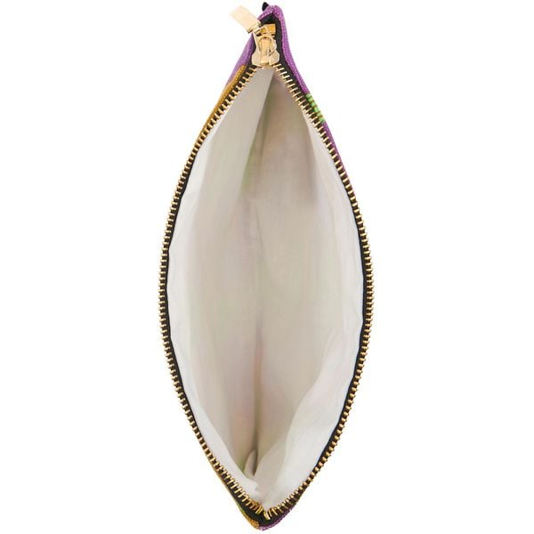 Produktbild: Pouch, Pfifferlinge, Violett, Neon, 17 x 23cm, 100% Baumwolle