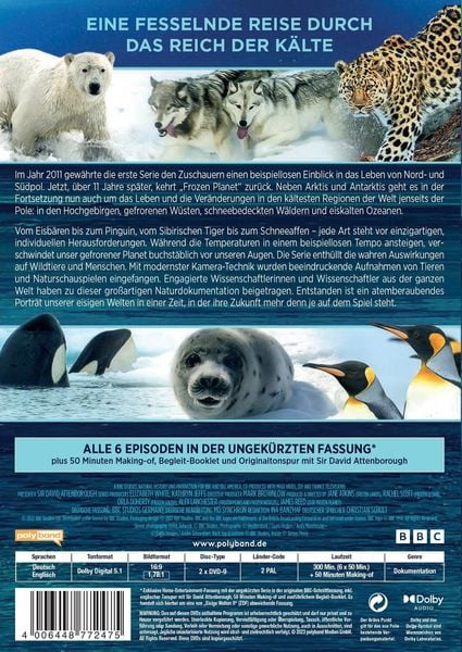 Produktbild: FROZEN PLANET - EISIGE WELTEN II [2 DVDs]