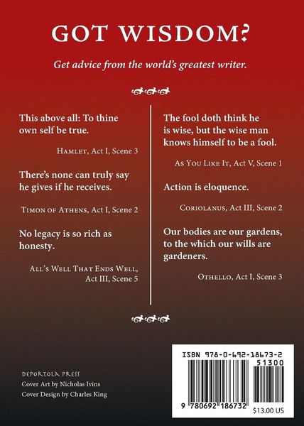 Produktbild: Shakespeare's Book of Wisdom