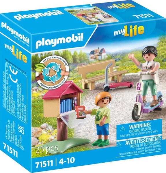 PLAYMOBIL 71511 - My Life - Büchertausch für Leseratten