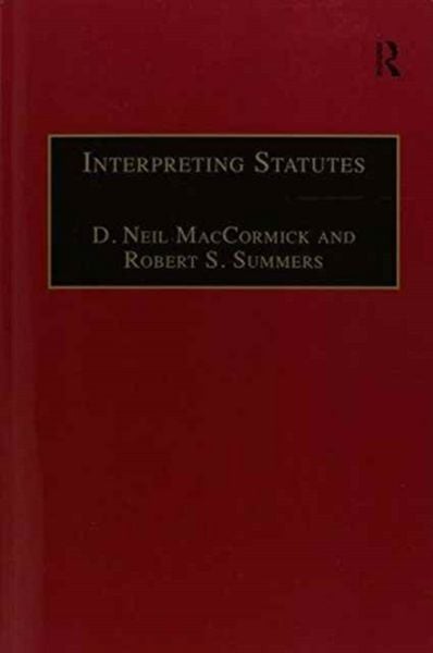 Produktbild: Interpreting Statutes