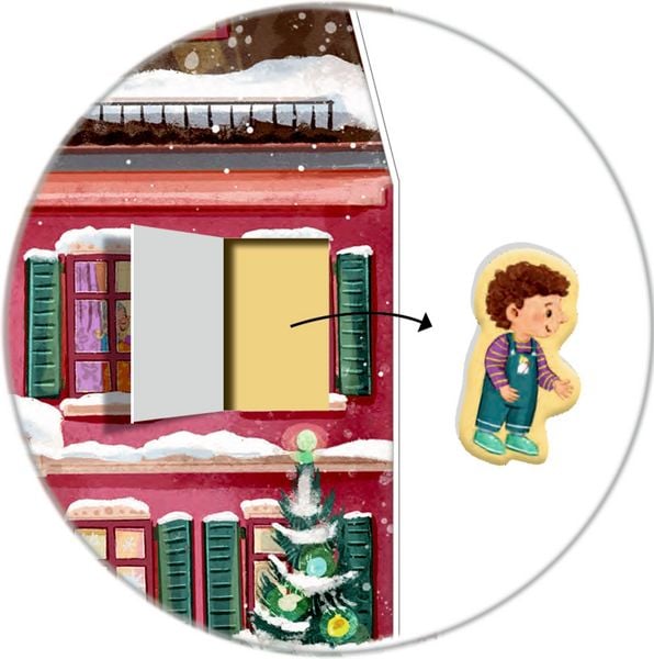 Produktbild: Aufstell-Adventskalender &ndash; Mein buntes Weihnachtshaus