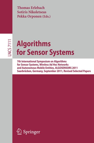 Produktbild: Algorithms for Sensor Systems